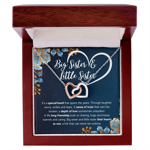 TO MY SISTER BOND INTERLOCKING NECKLACE GIFT SET