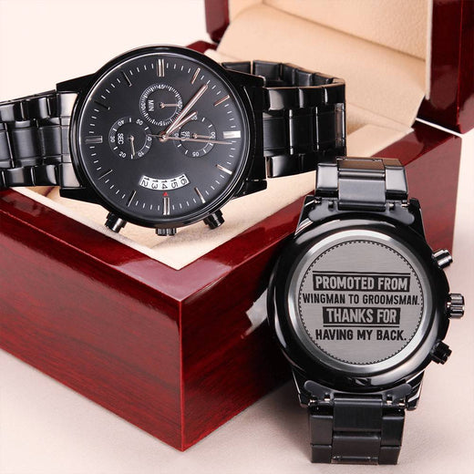 Groomsman, Promoted From Wingman to Groomsman, Men's Watch