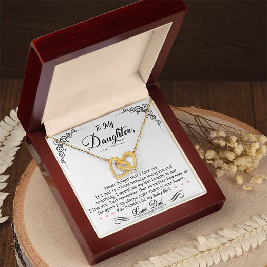 My Baby Girl - Interlocking Heart Necklace