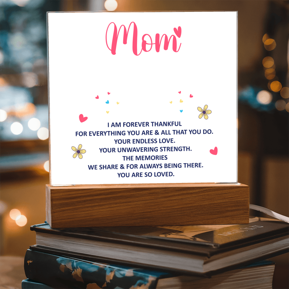 Keepsake Acrylic Bundle - mom - I am forever thankful
