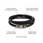 Love You Forever To My Grandson Bracelet Achieve Anything