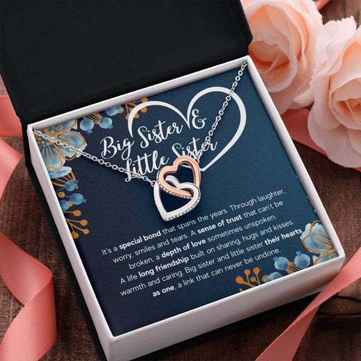 TO MY SISTER BOND INTERLOCKING NECKLACE GIFT SET
