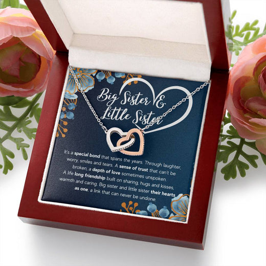 TO MY SISTER BOND INTERLOCKING NECKLACE GIFT SET